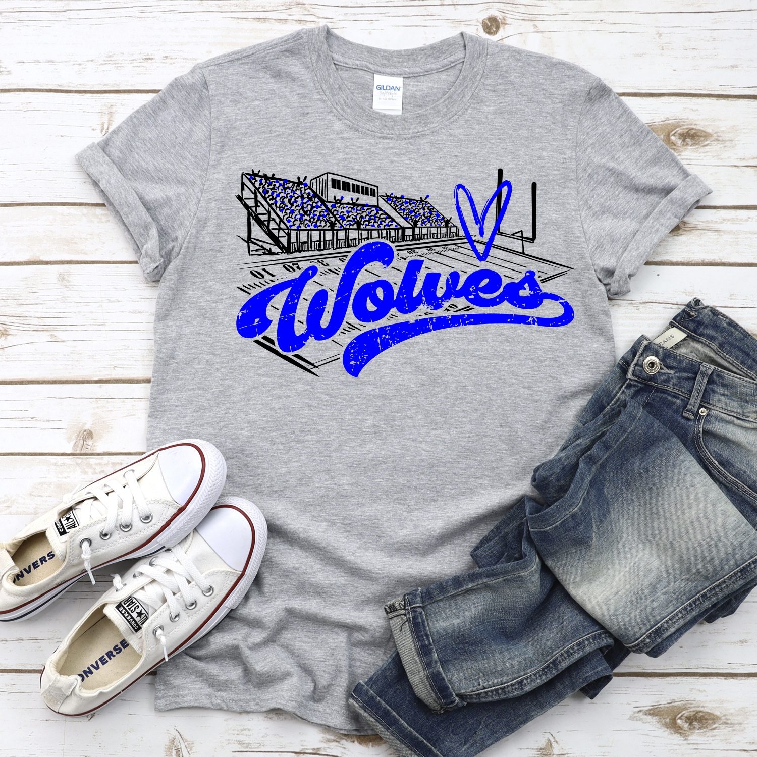CUSTOM Wolves football field *DTF* Transfer - Image 2