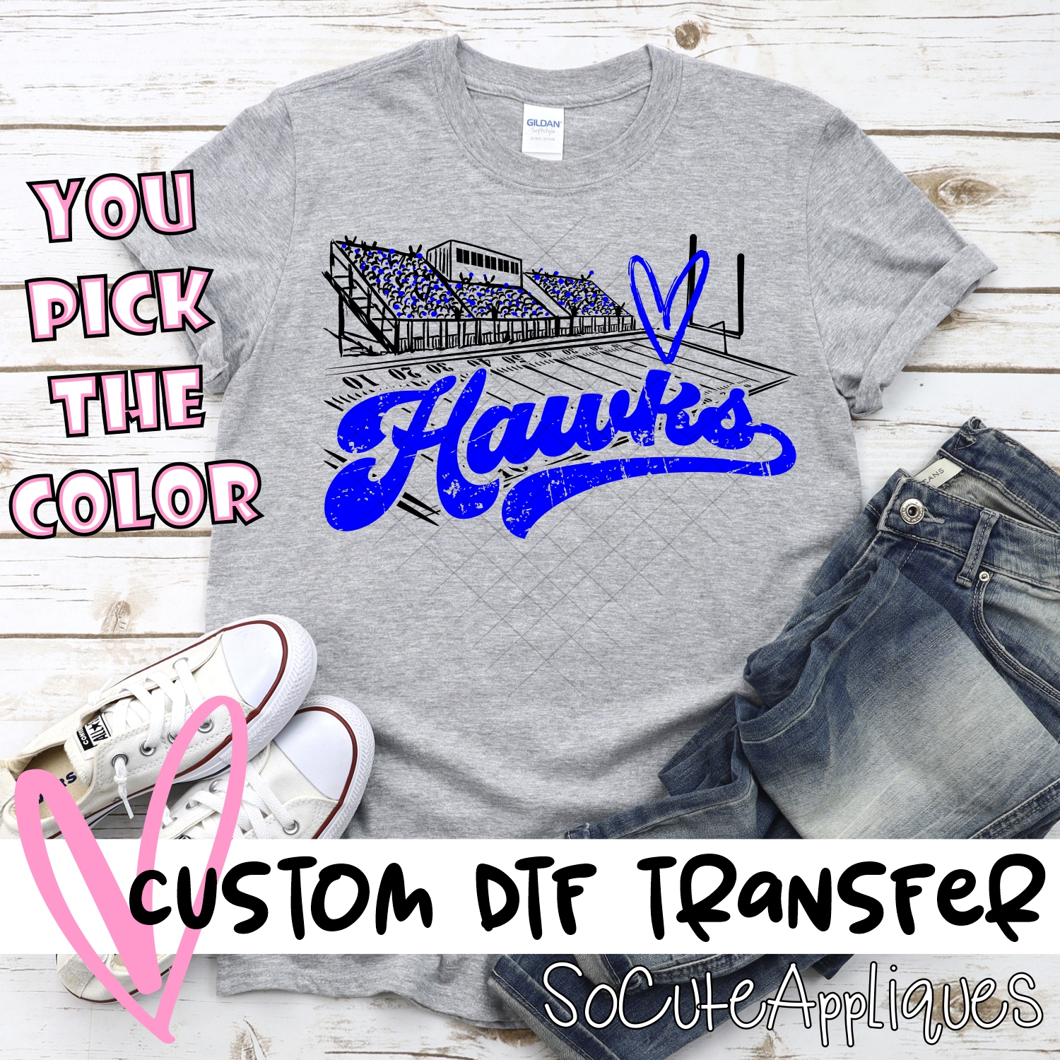 CUSTOM  Hawks football field *DTF* Transfer