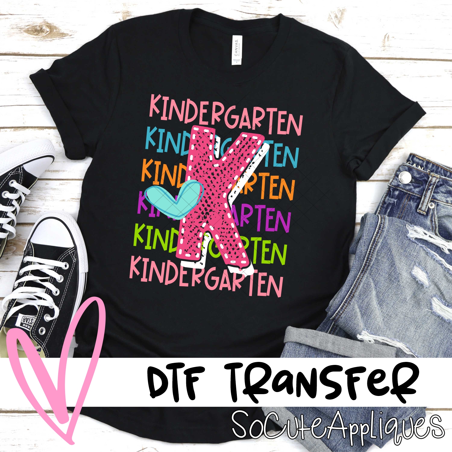 Multi line Kindergarten *DTF* Transfer