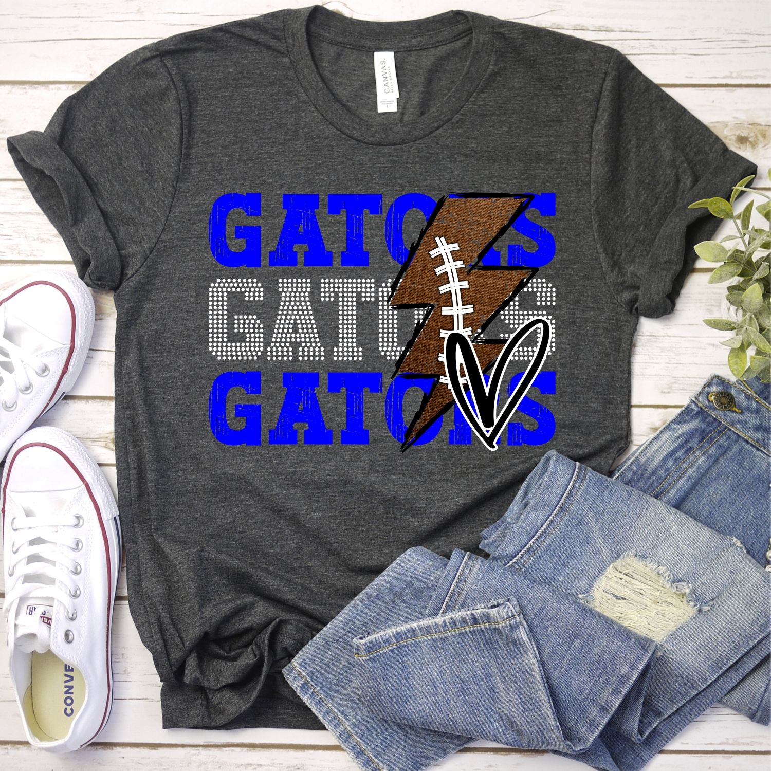 CUSTOM Gators football lightning bolt *DTF* Transfer - Image 2