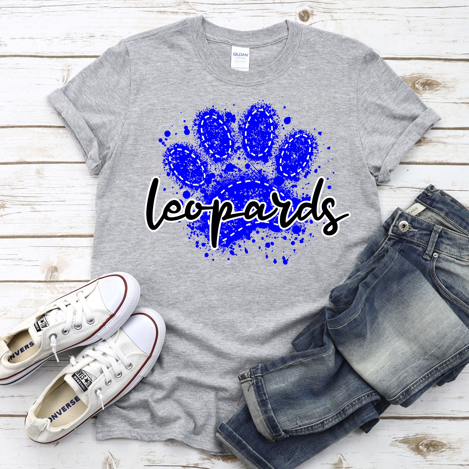 CUSTOM Leopards messy paw script *DTF* Transfer - Image 2
