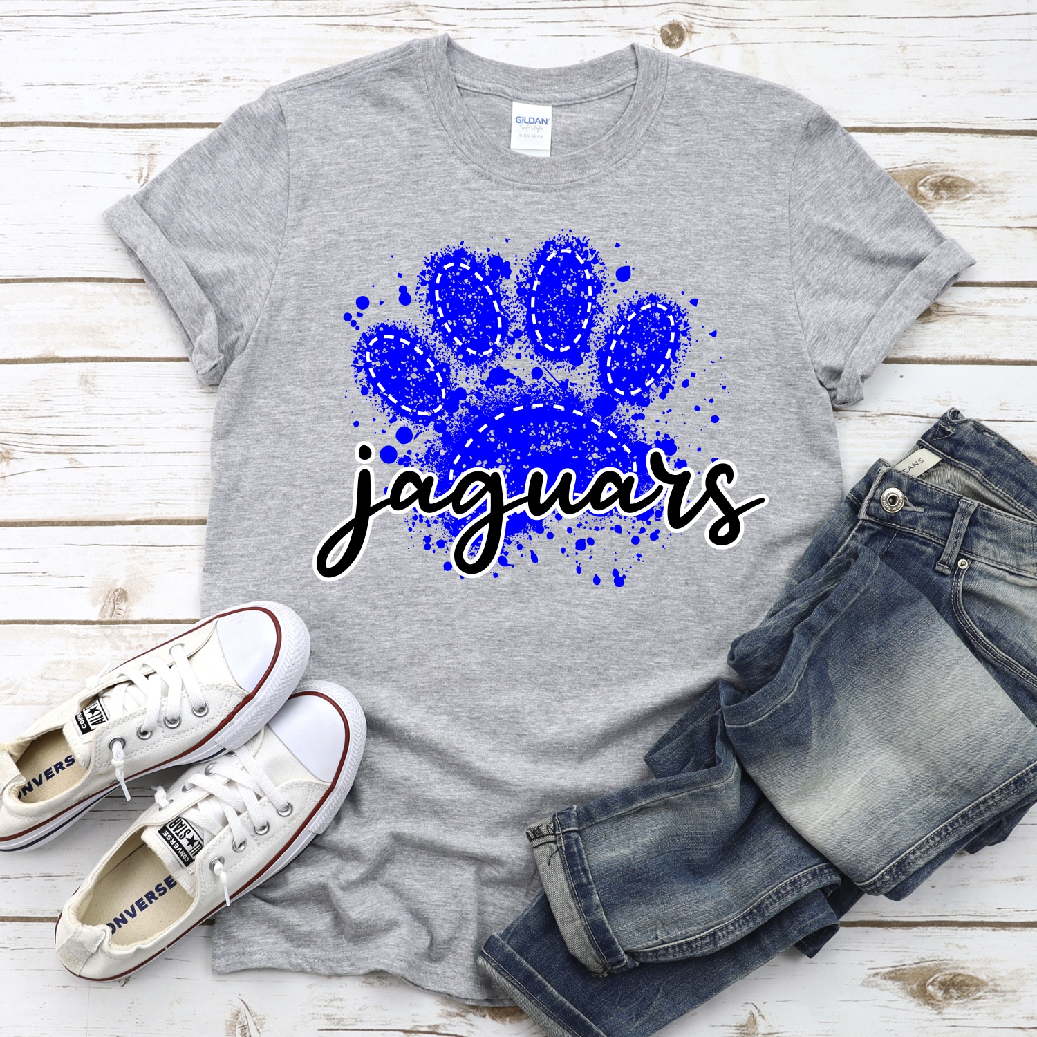 CUSTOM Jaguars messy paw script *DTF* Transfer - Image 2
