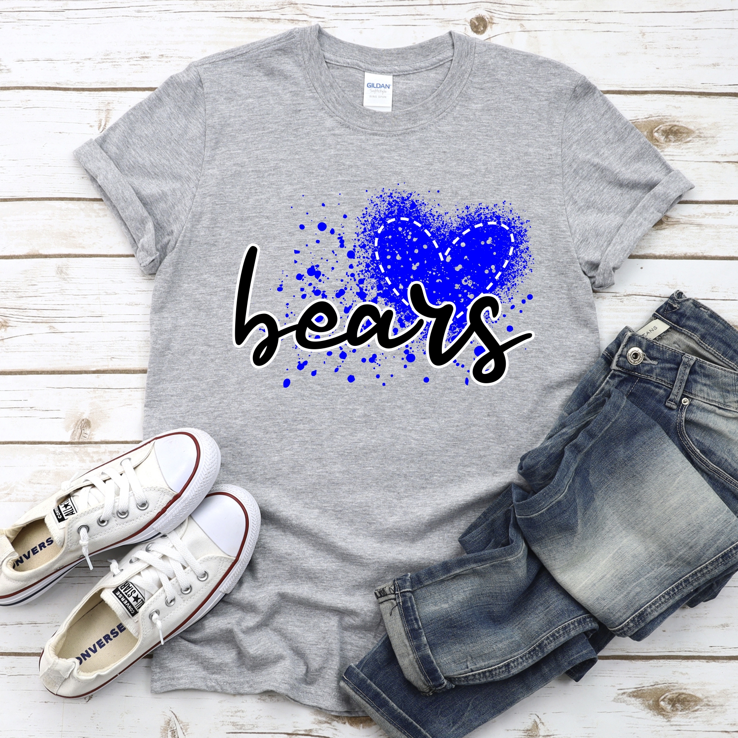 CUSTOM Bears messy heart *DTF* Transfer - Image 2