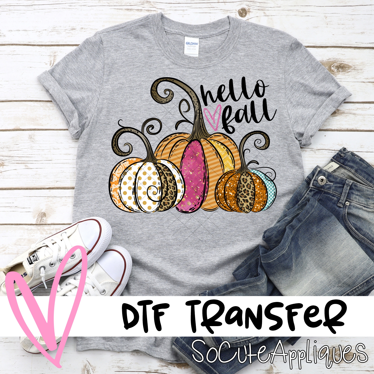 Pumpkin trio multi print *DTF* Transfer