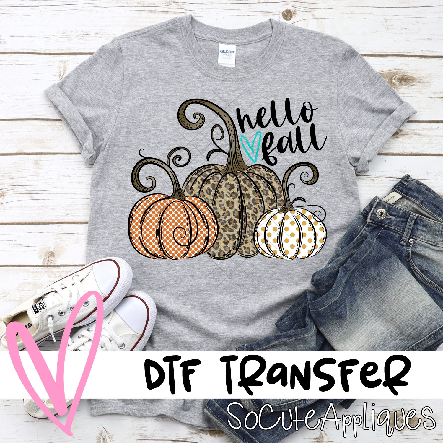 Pumpkin trio multi print *DTF* Transfer