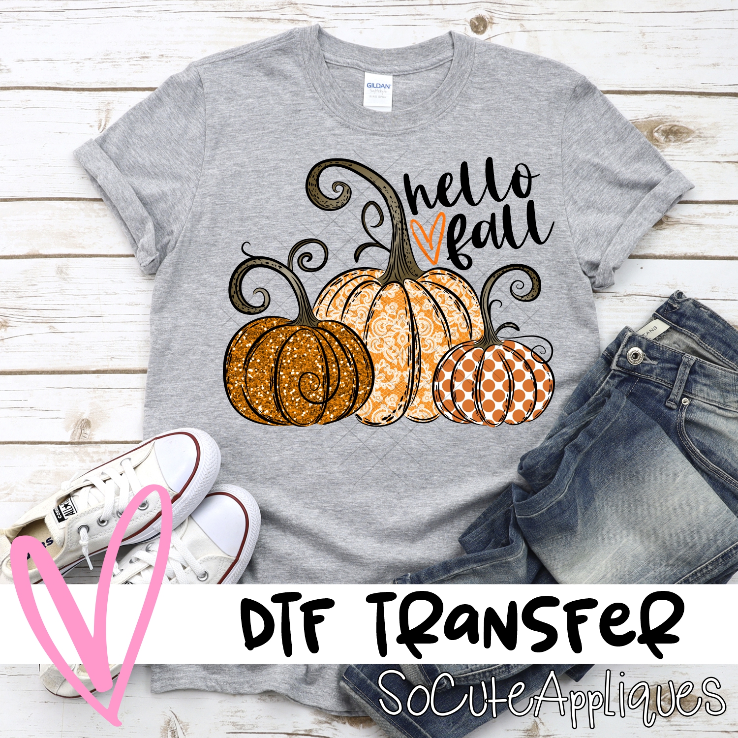 Pumpkin trio multi print *DTF* Transfer