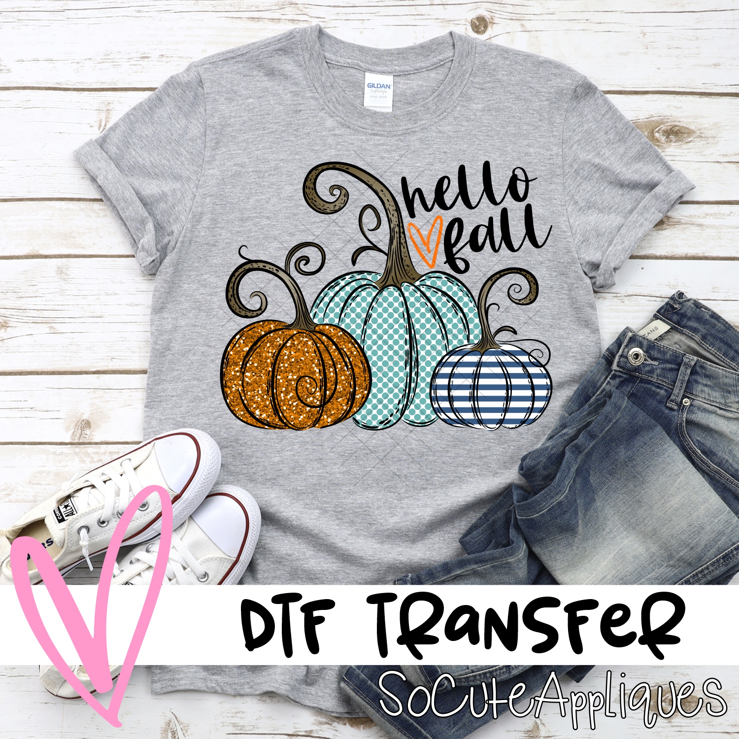 Pumpkin trio multi print *DTF* Transfer