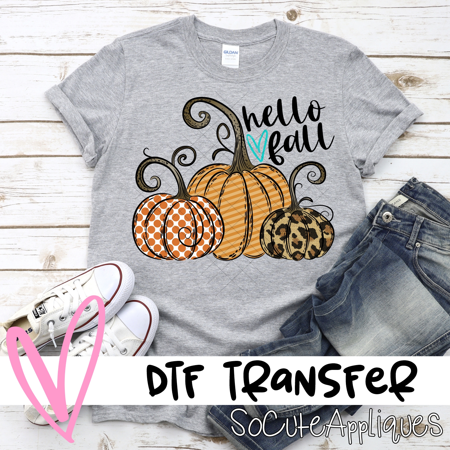Pumpkin trio multi print *DTF* Transfer