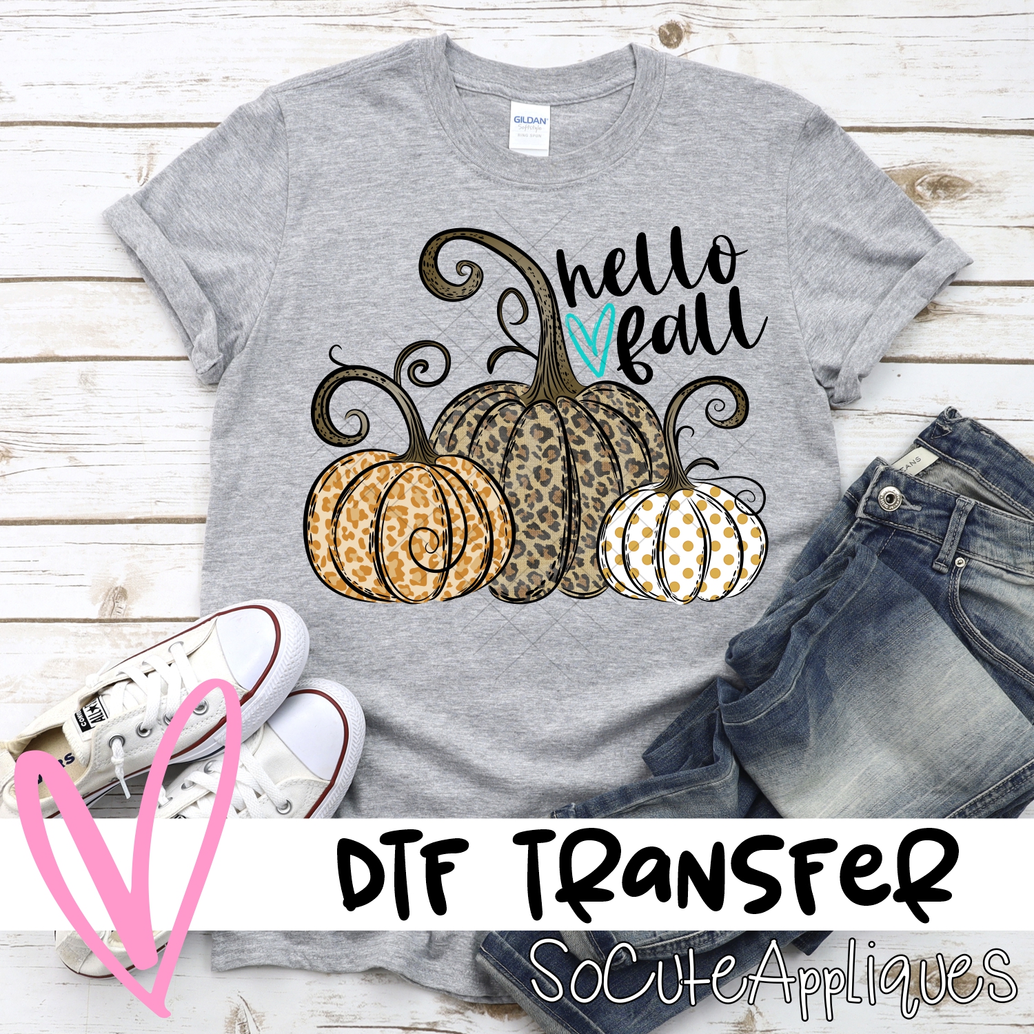 Pumpkin trio multi print *DTF* Transfer