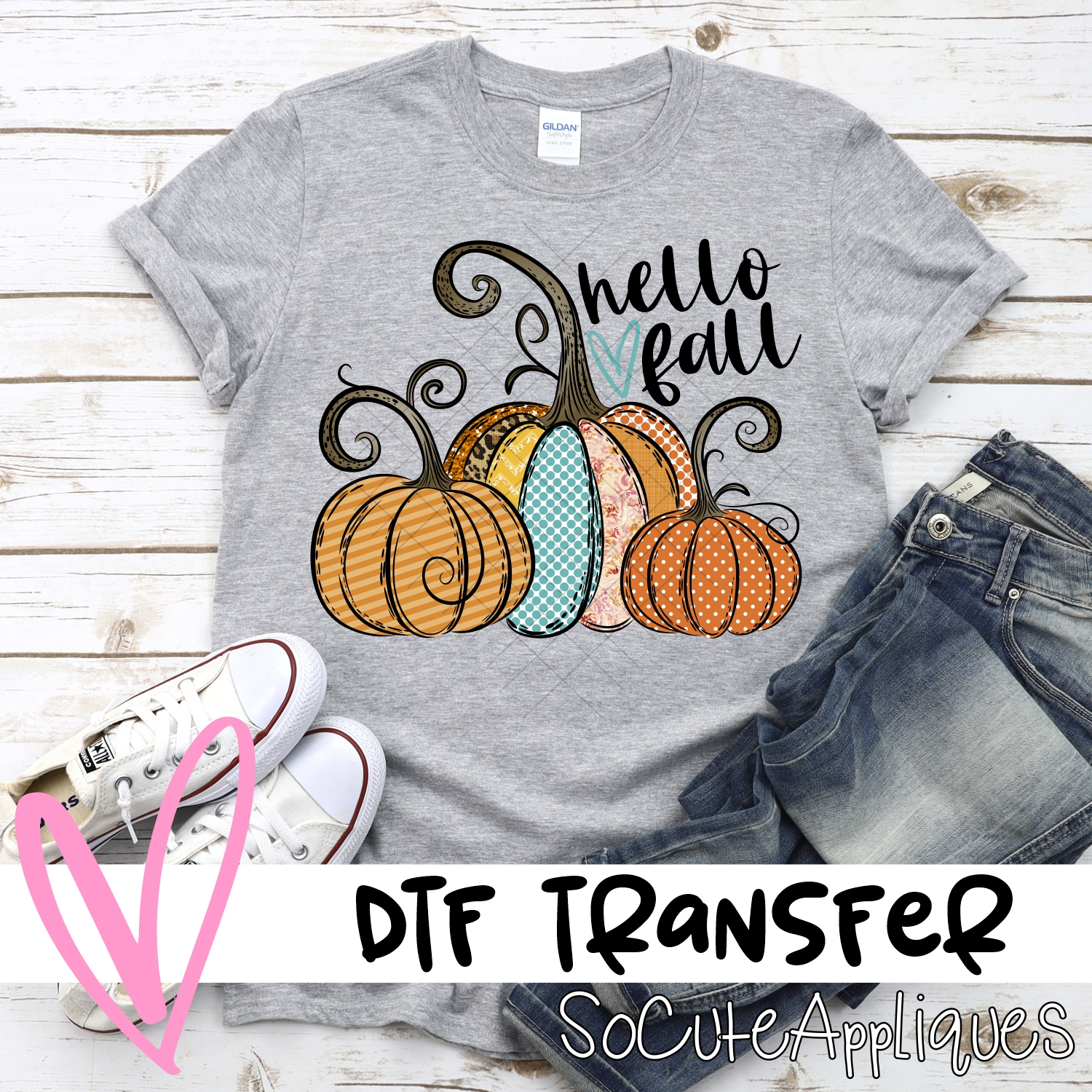 Pumpkin trio multi print *DTF* Transfer
