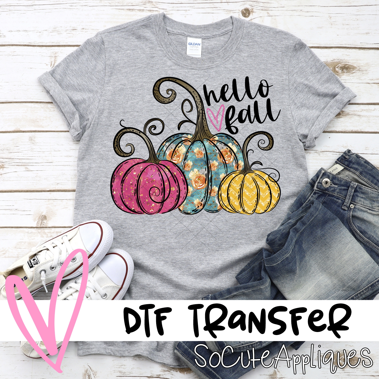 Pumpkin trio multi print *DTF* Transfer