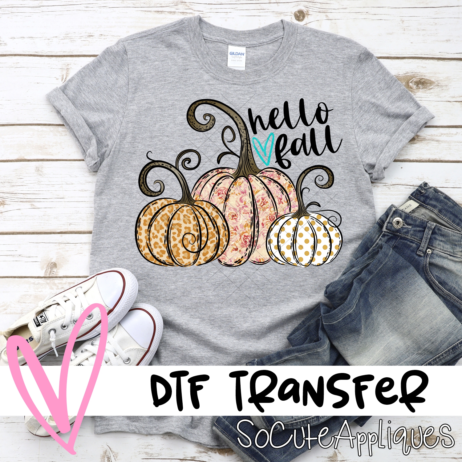 Pumpkin trio multi print *DTF* Transfer
