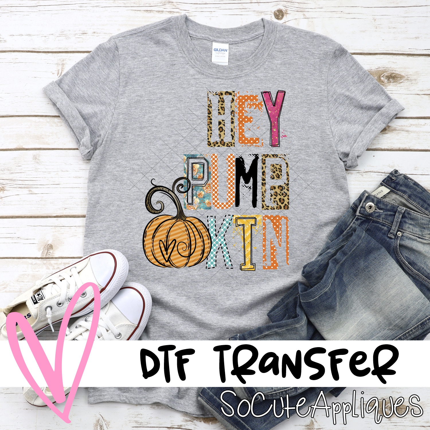 Hey Pumpkin bright *DTF* Transfer