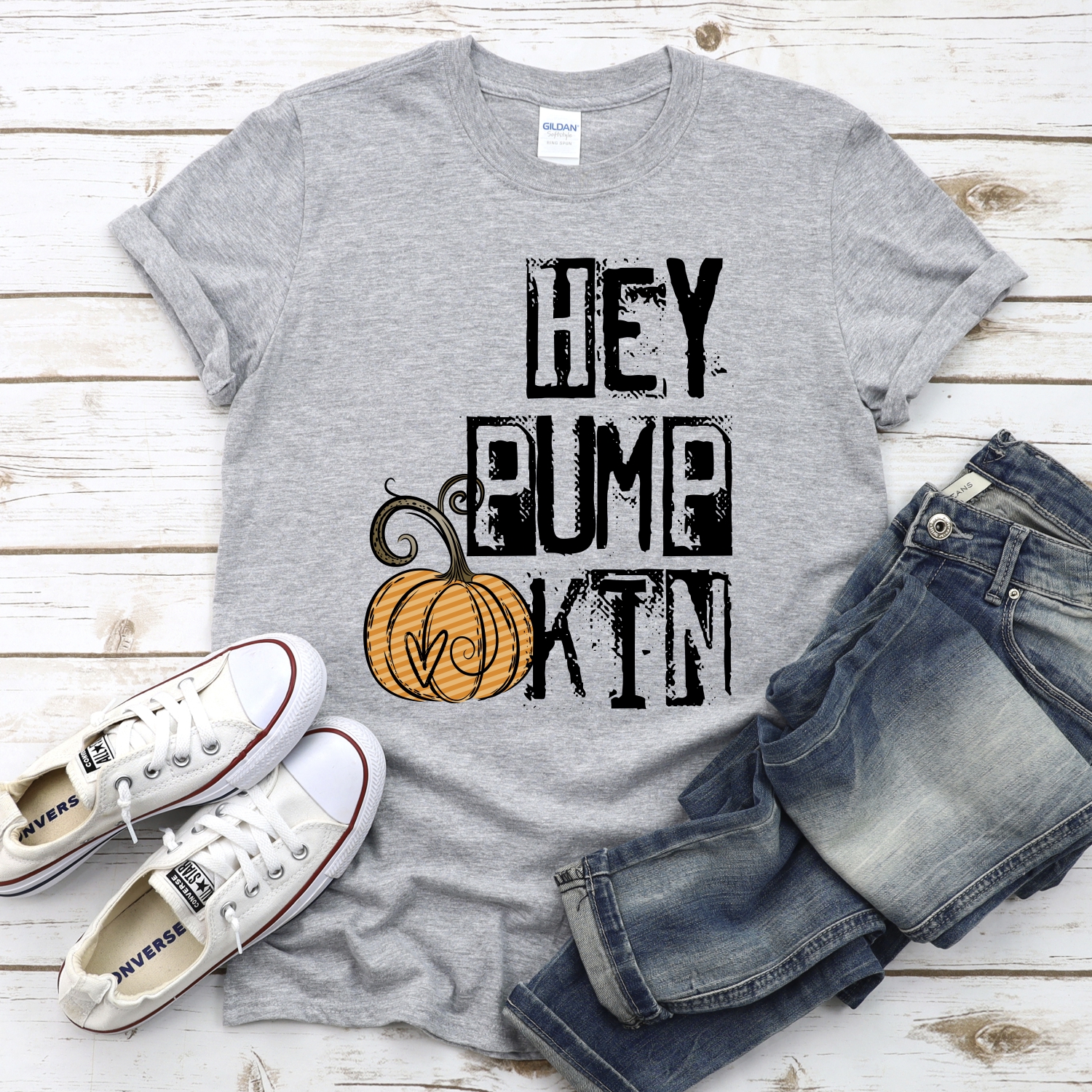 Hey Pumpkin stacked *DTF* Transfer - Image 2