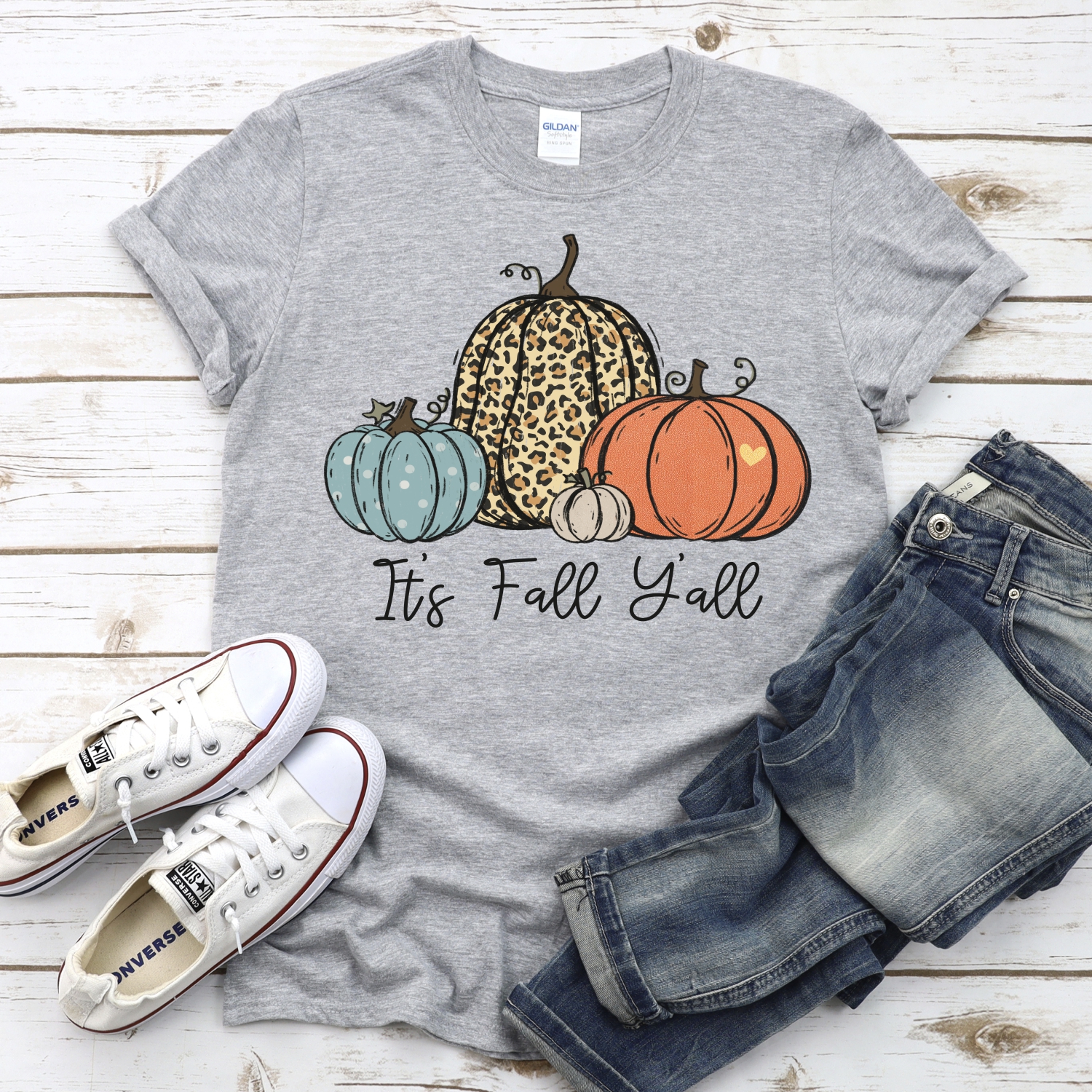 Its Fall y'all pumpkins *DTF* Transfer - Image 2