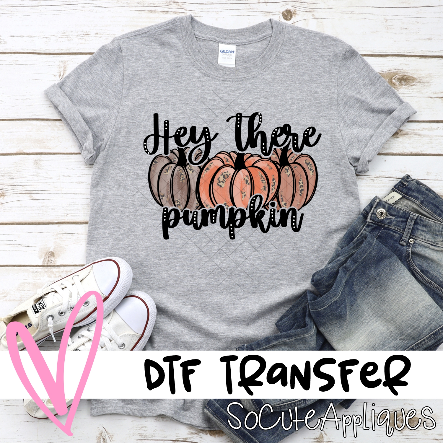 Hey there pumpkin triple pumpkin *DTF* Transfer