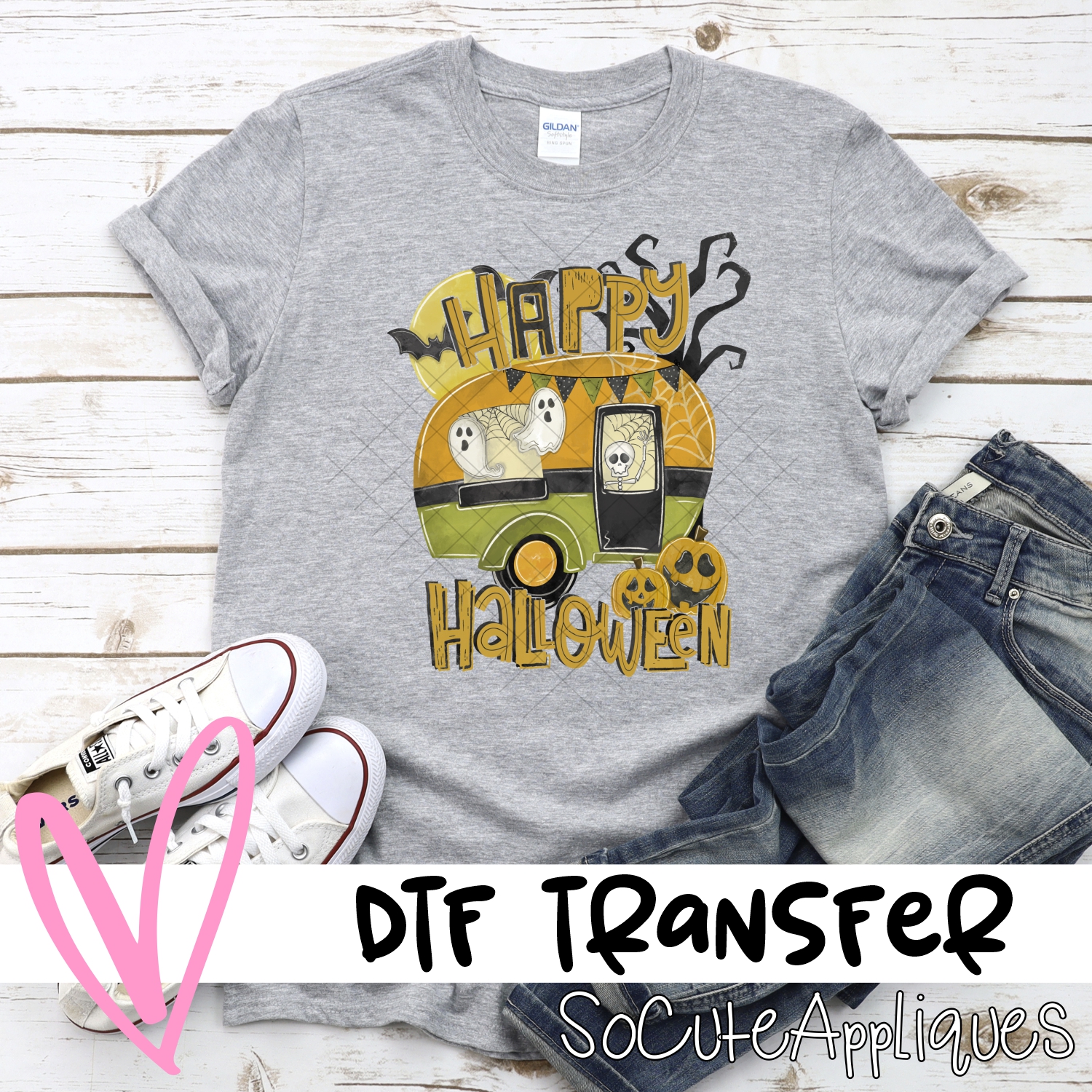 Happy Halloween camper *DTF* Transfer