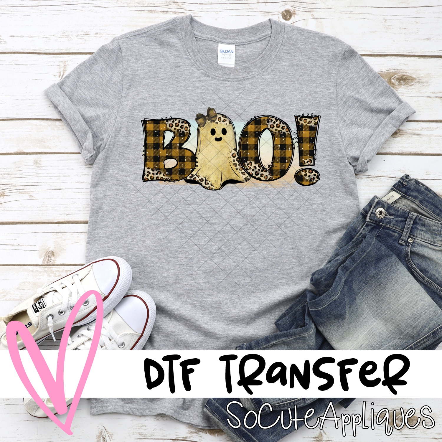 Boo cute ghost *DTF* Transfer