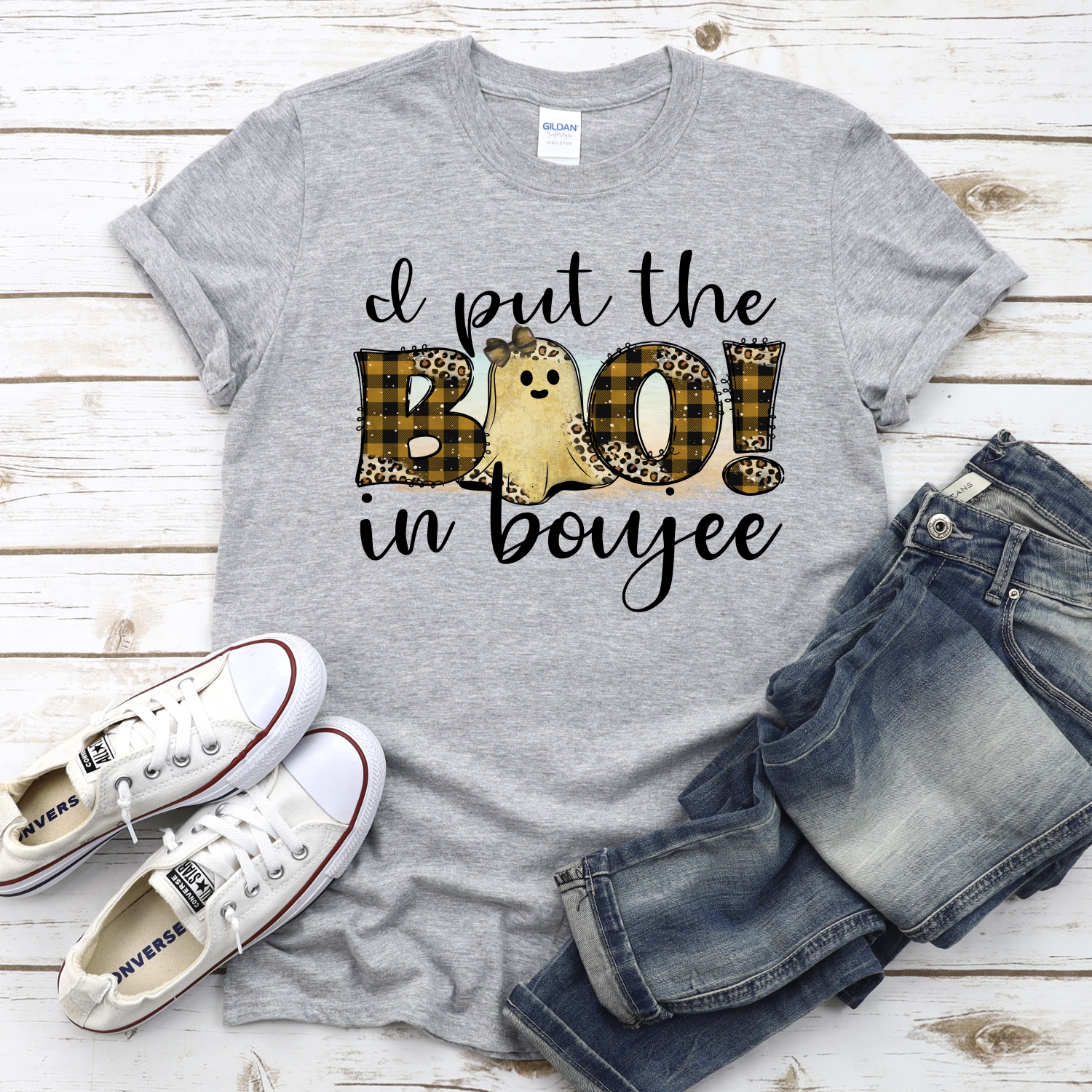 I put the boo in boujee cute ghost *DTF* Transfer - Image 2