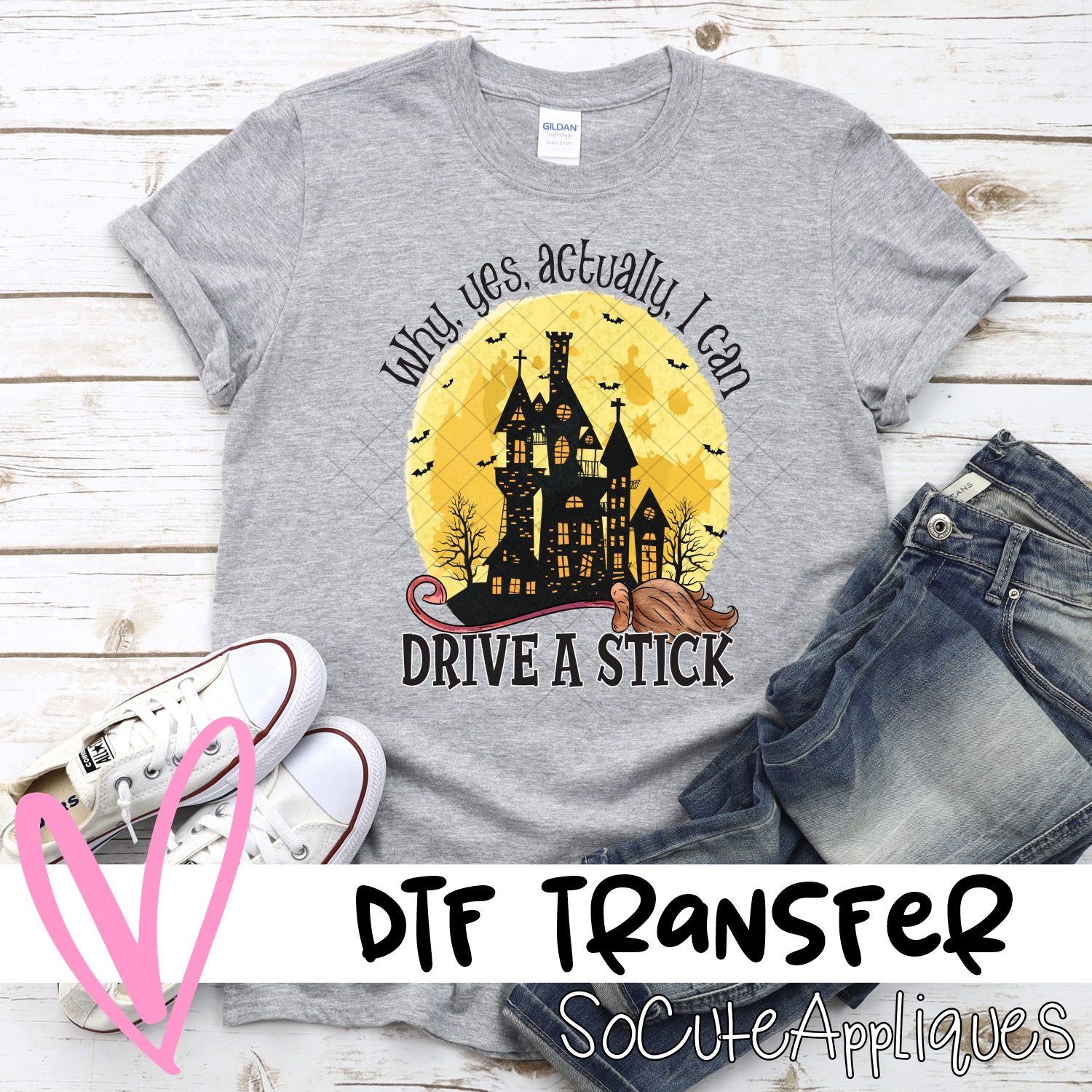 Yes actually I can drive a stick *DTF* Transfer