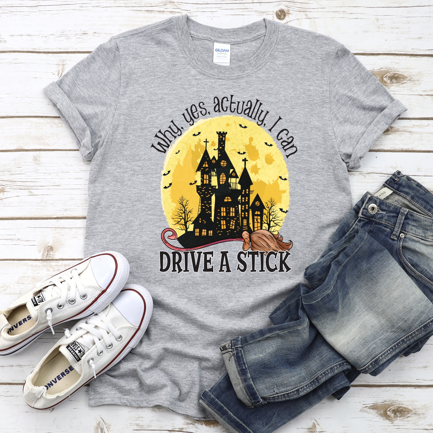 Yes actually I can drive a stick *DTF* Transfer - Image 2