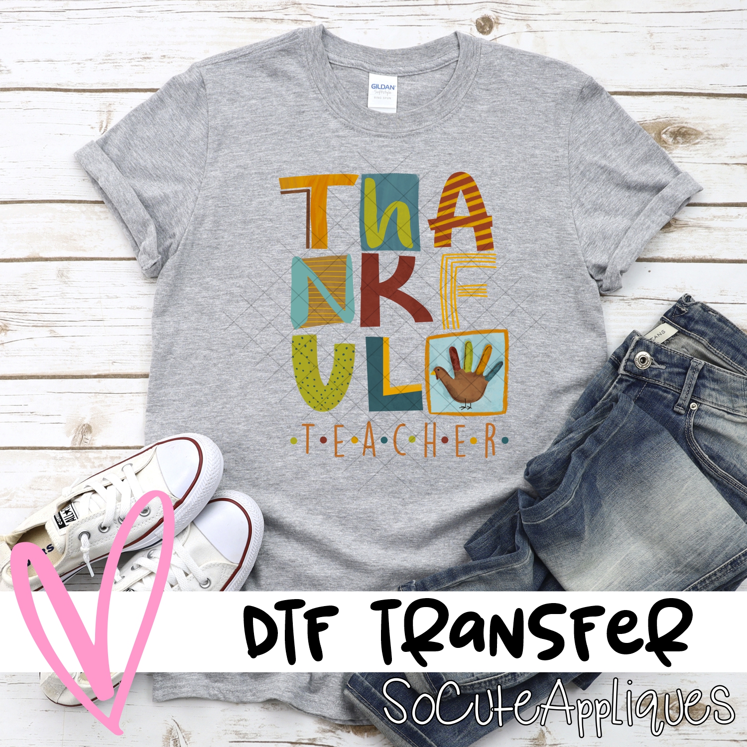 Thankful Teacher *DTF* Transfer