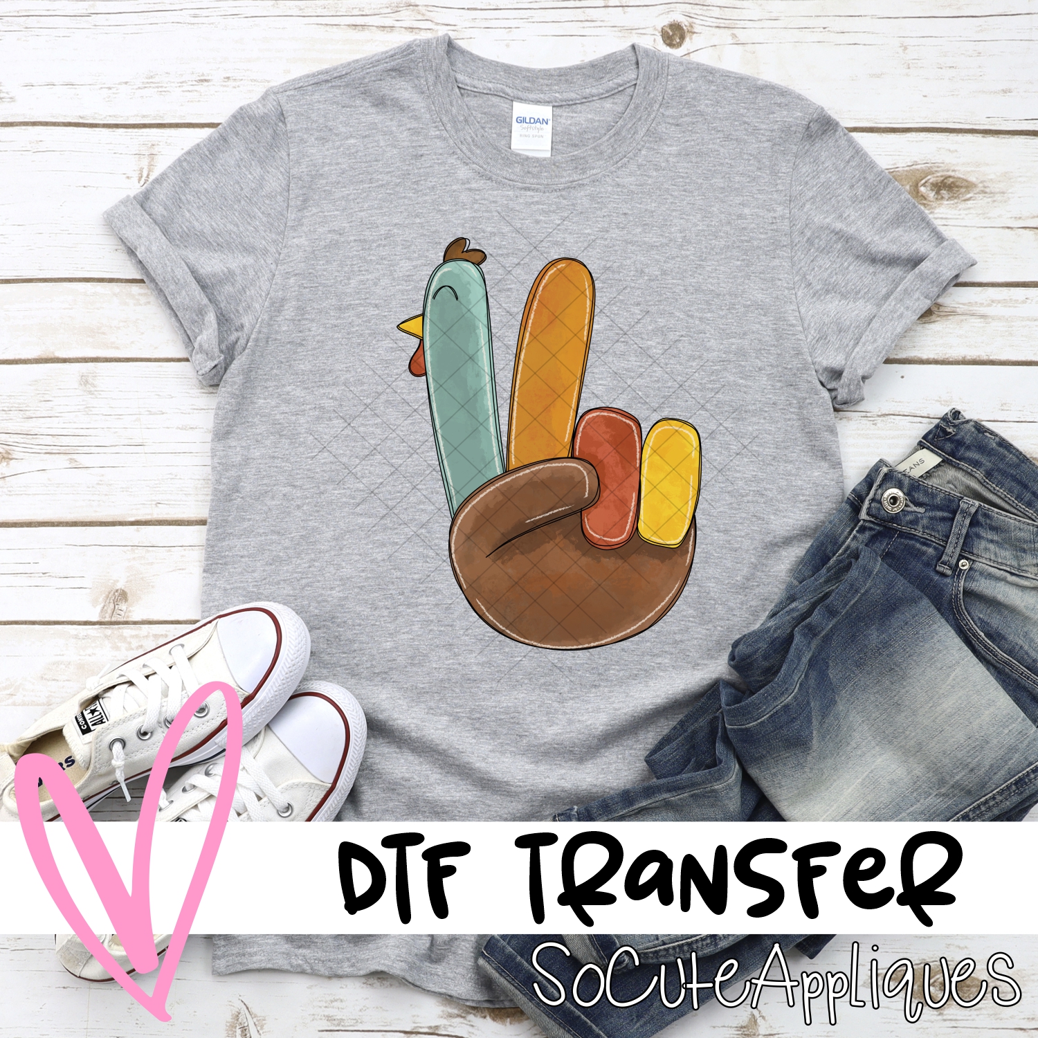 Peace turkey *DTF* Transfer