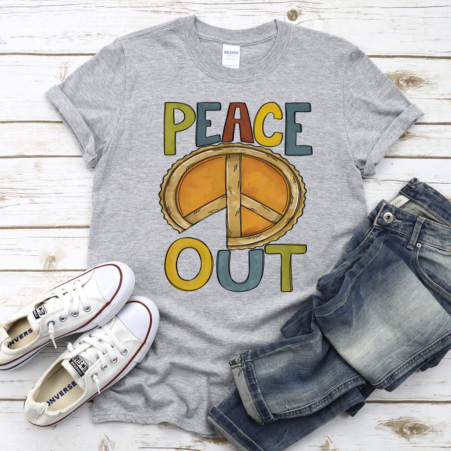 Peace out pie *DTF* Transfer - Image 2