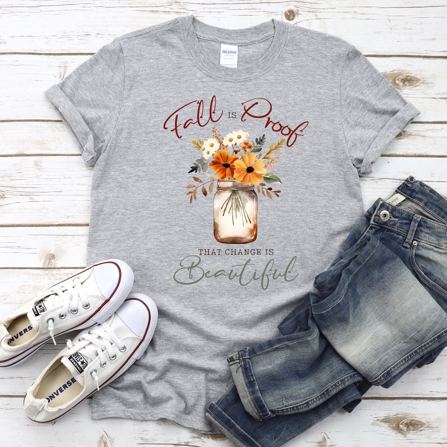 Fall is proof that change is beautiful *DTF* Transfer - Image 2
