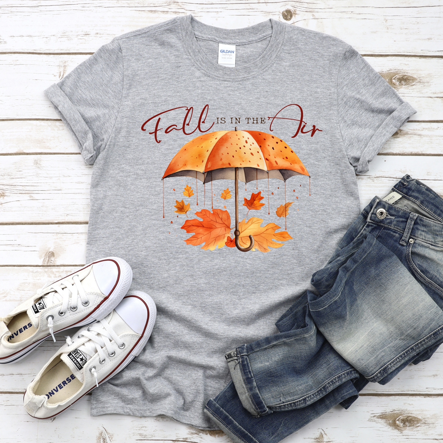 Fall is in the air umbrella *DTF* Transfer - Image 2