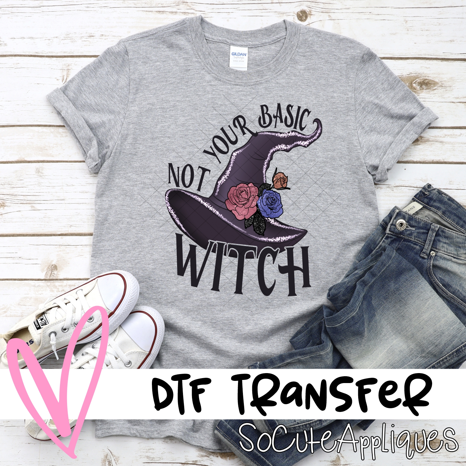 Not your basic witch *DTF* Transfer
