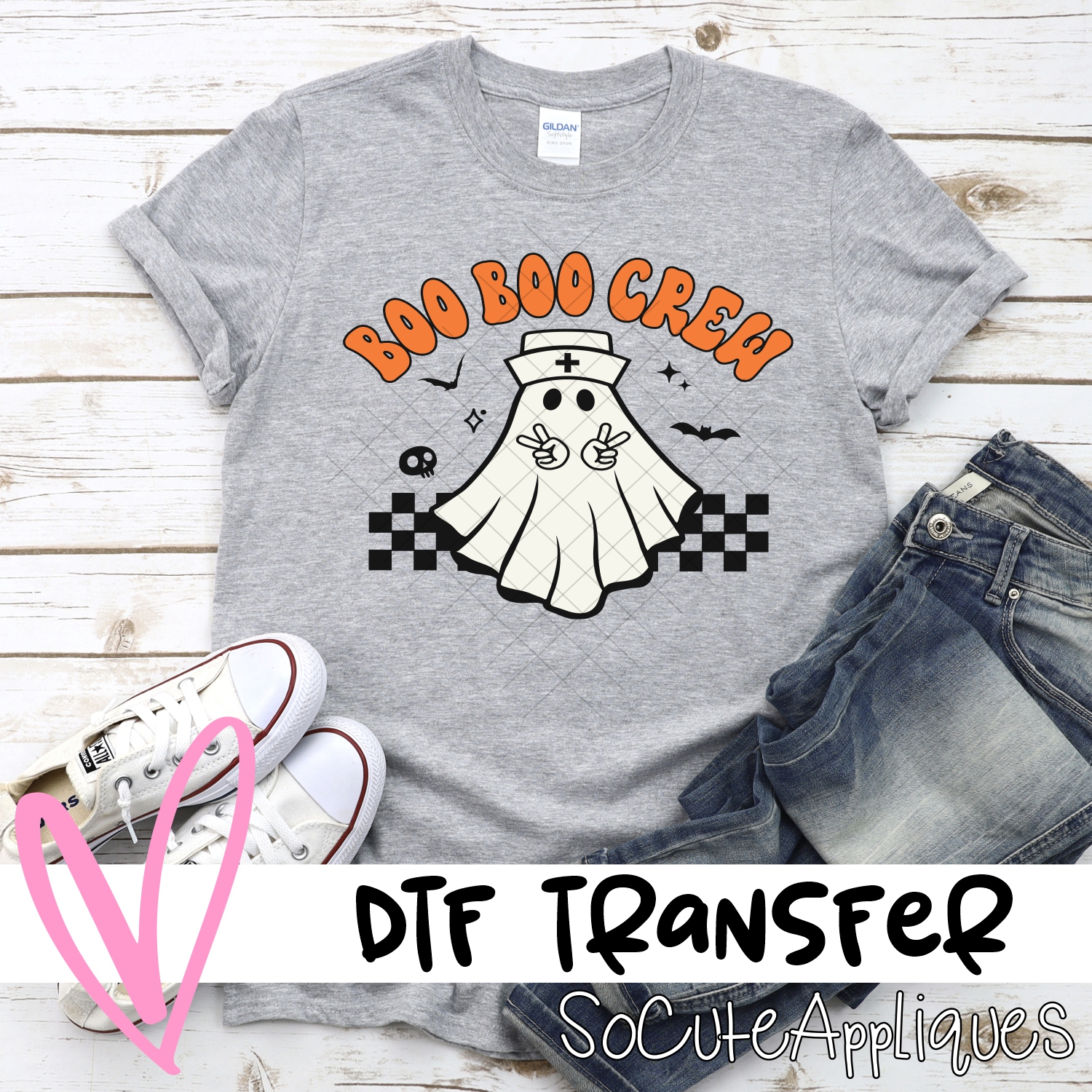 Boo boo crew *DTF* Transfer