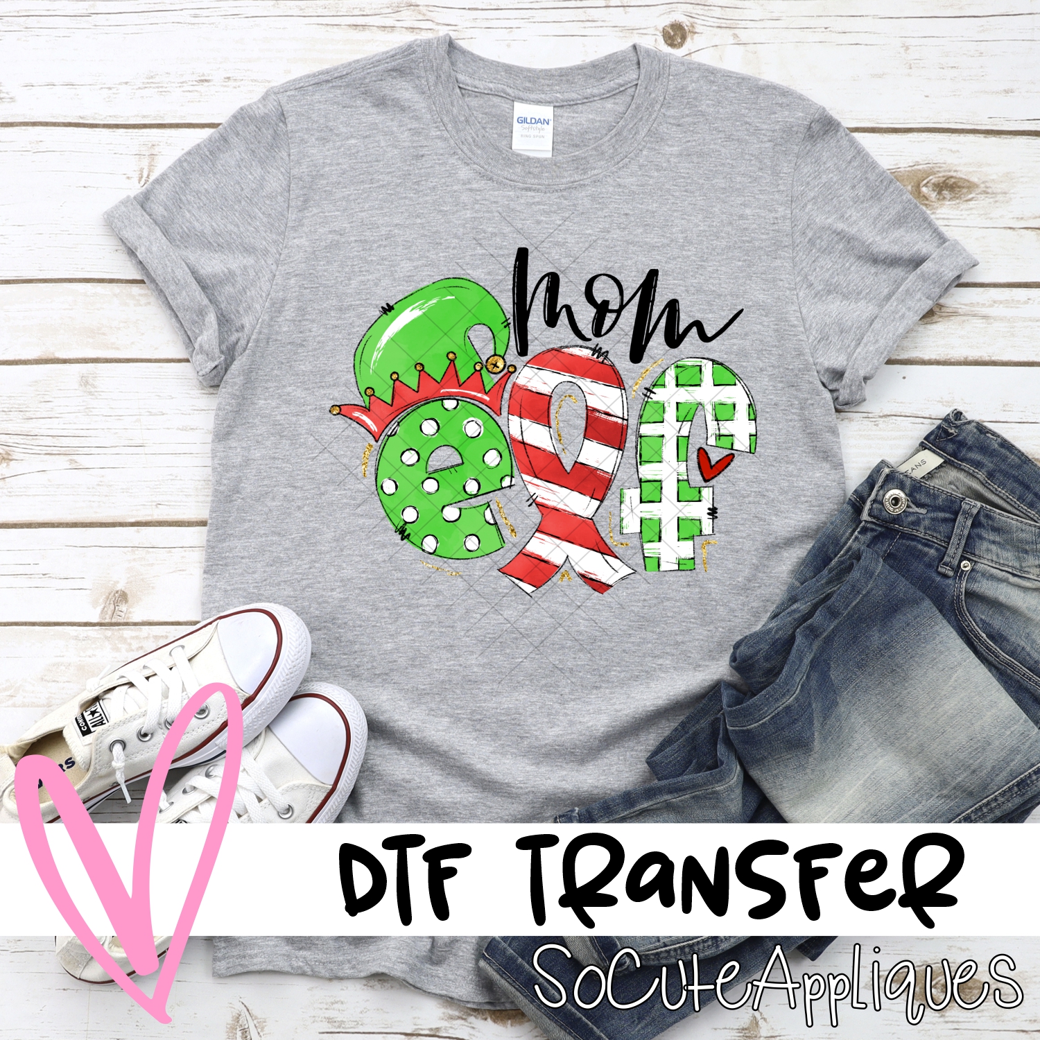 Mom elf *DTF* Transfer
