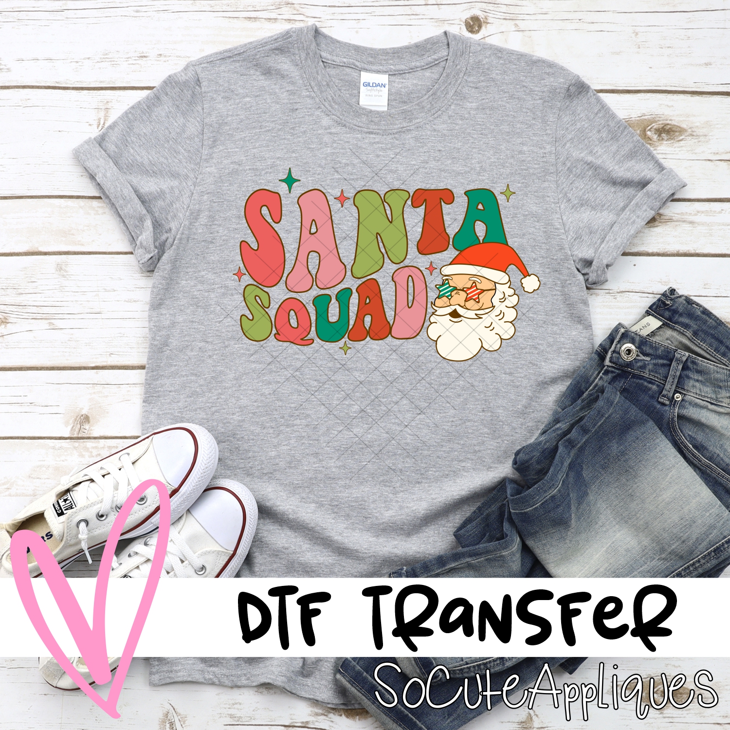 Santa Squad bright *DTF* Transfer