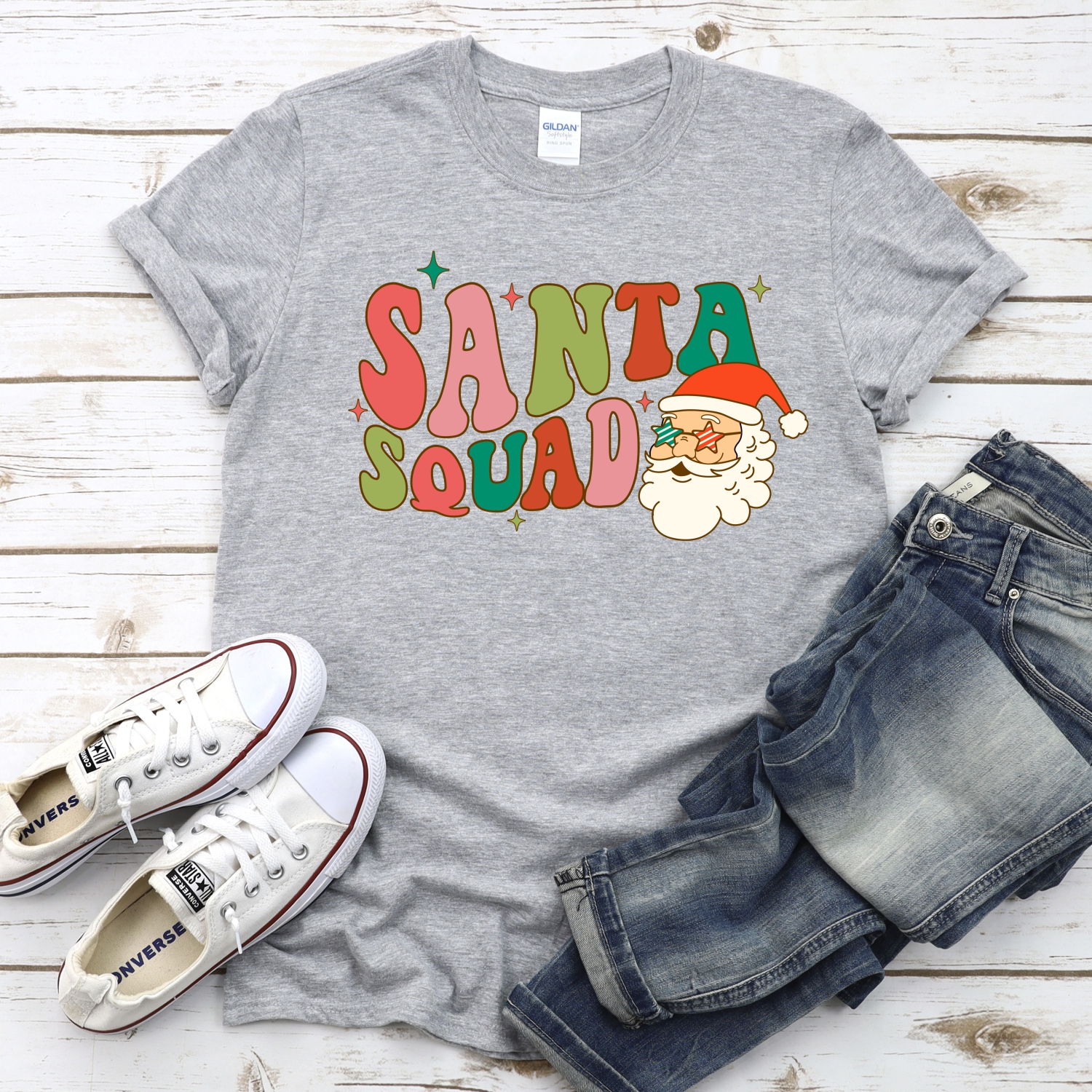 Santa Squad bright *DTF* Transfer - Image 2