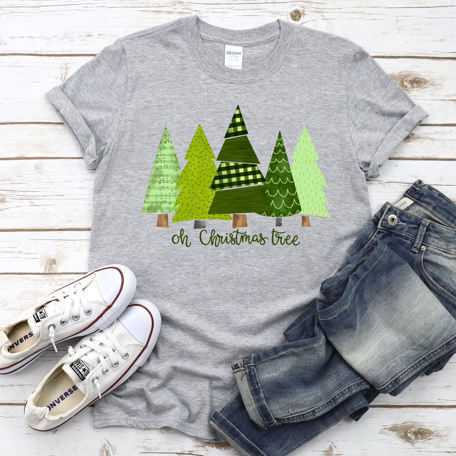 Oh Christmas tree green *DTF* Transfer - Image 2