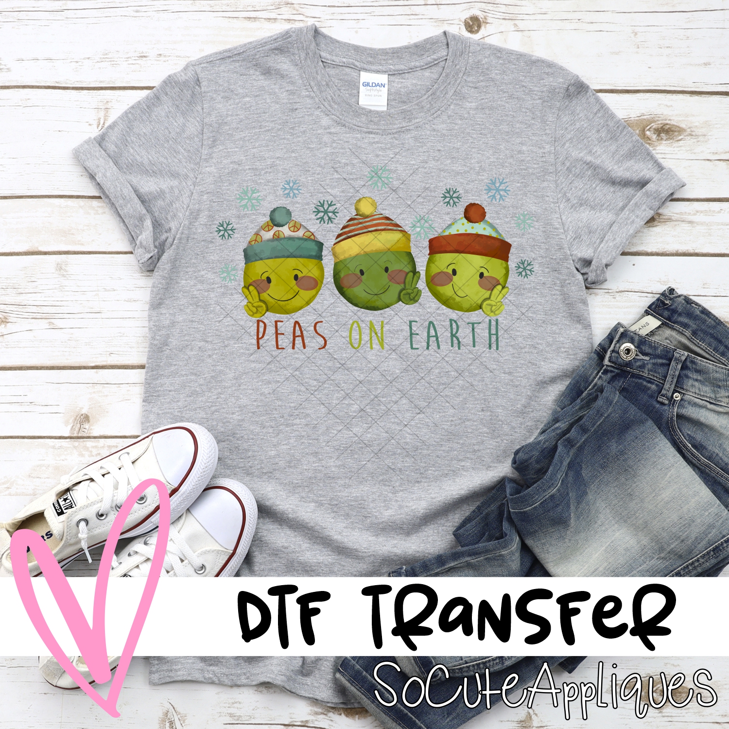 Peas on Earth *DTF* Transfer