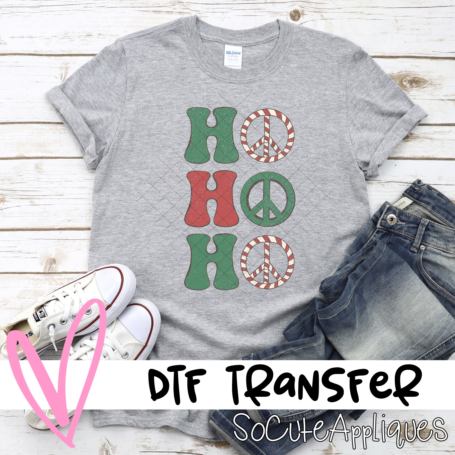 Ho Ho Ho Peace *DTF* Transfer