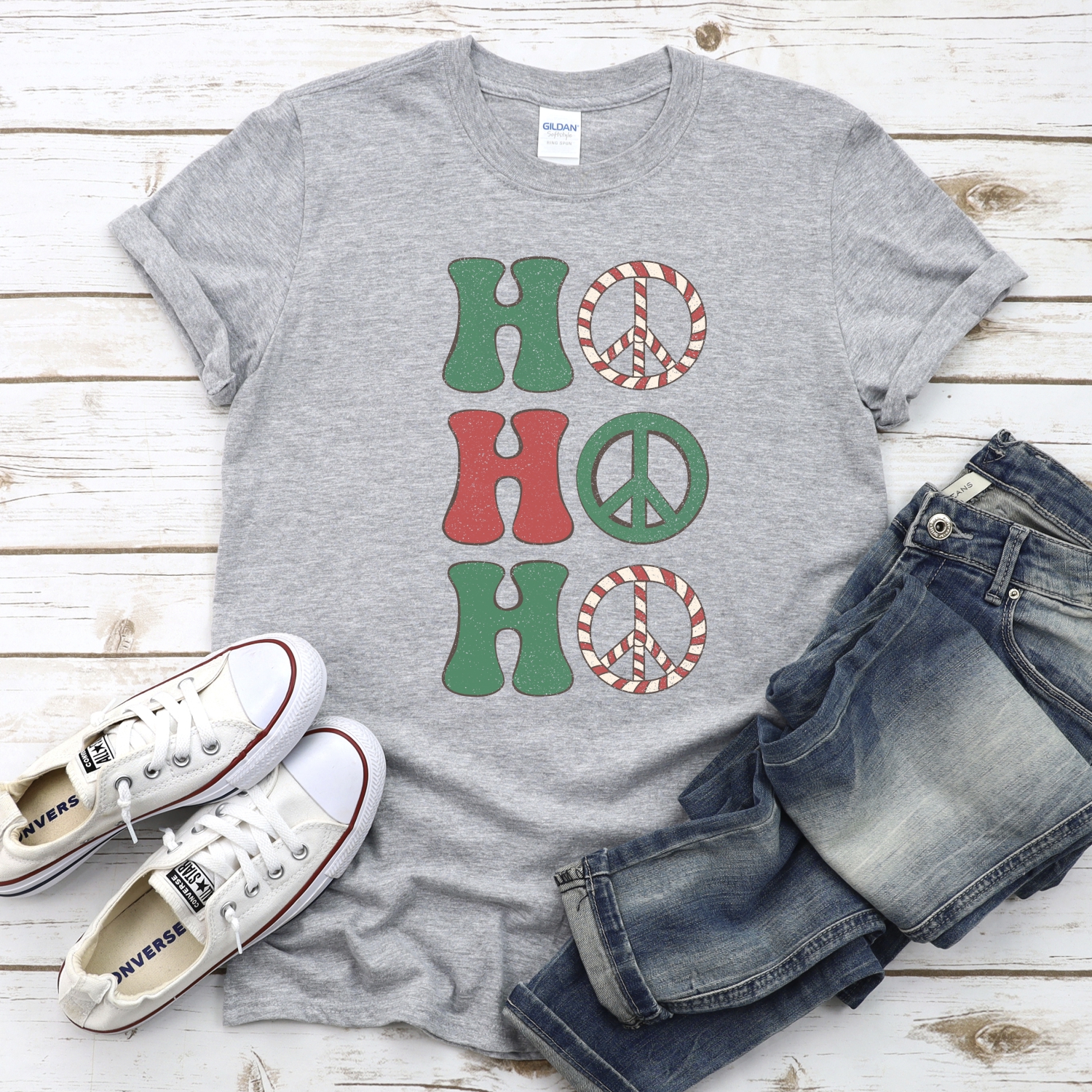 Ho Ho Ho Peace *DTF* Transfer - Image 2