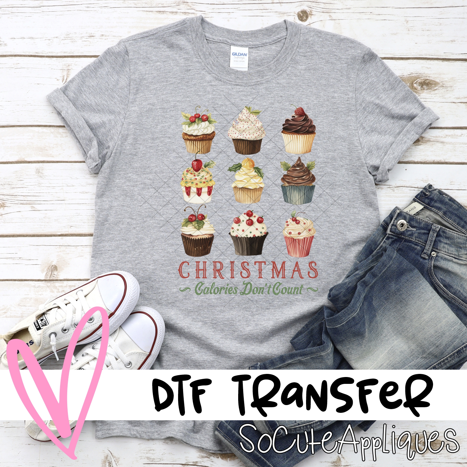Christmas calories dont count *DTF* Transfer