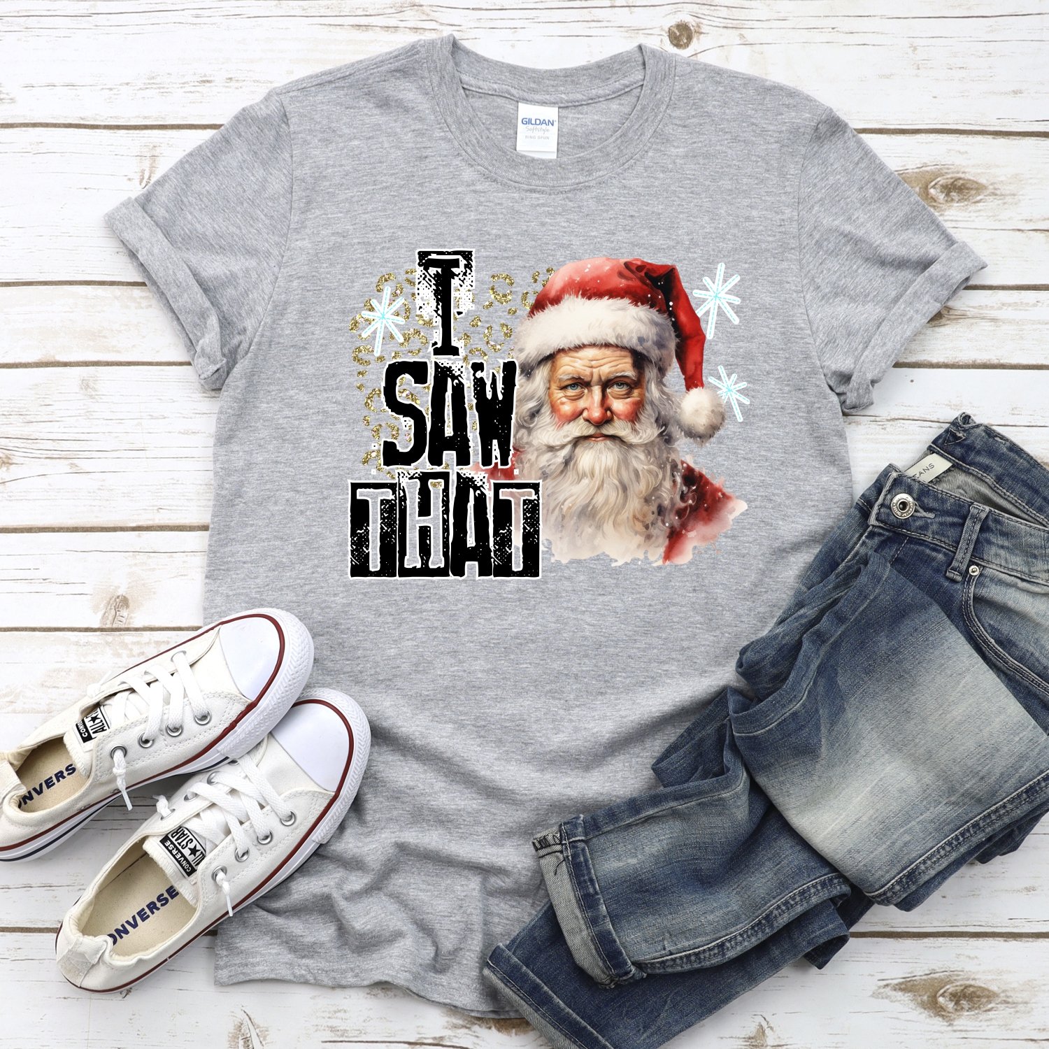 I saw that Santa leopard *DTF* Transfer - Image 2