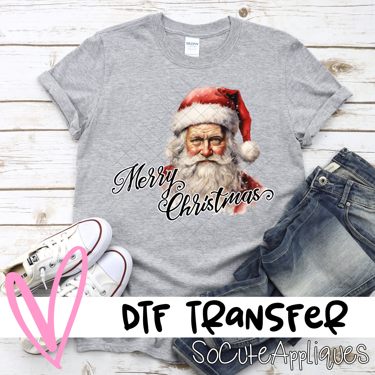 Merry Christmas Santa INFO *DTF* Transfer