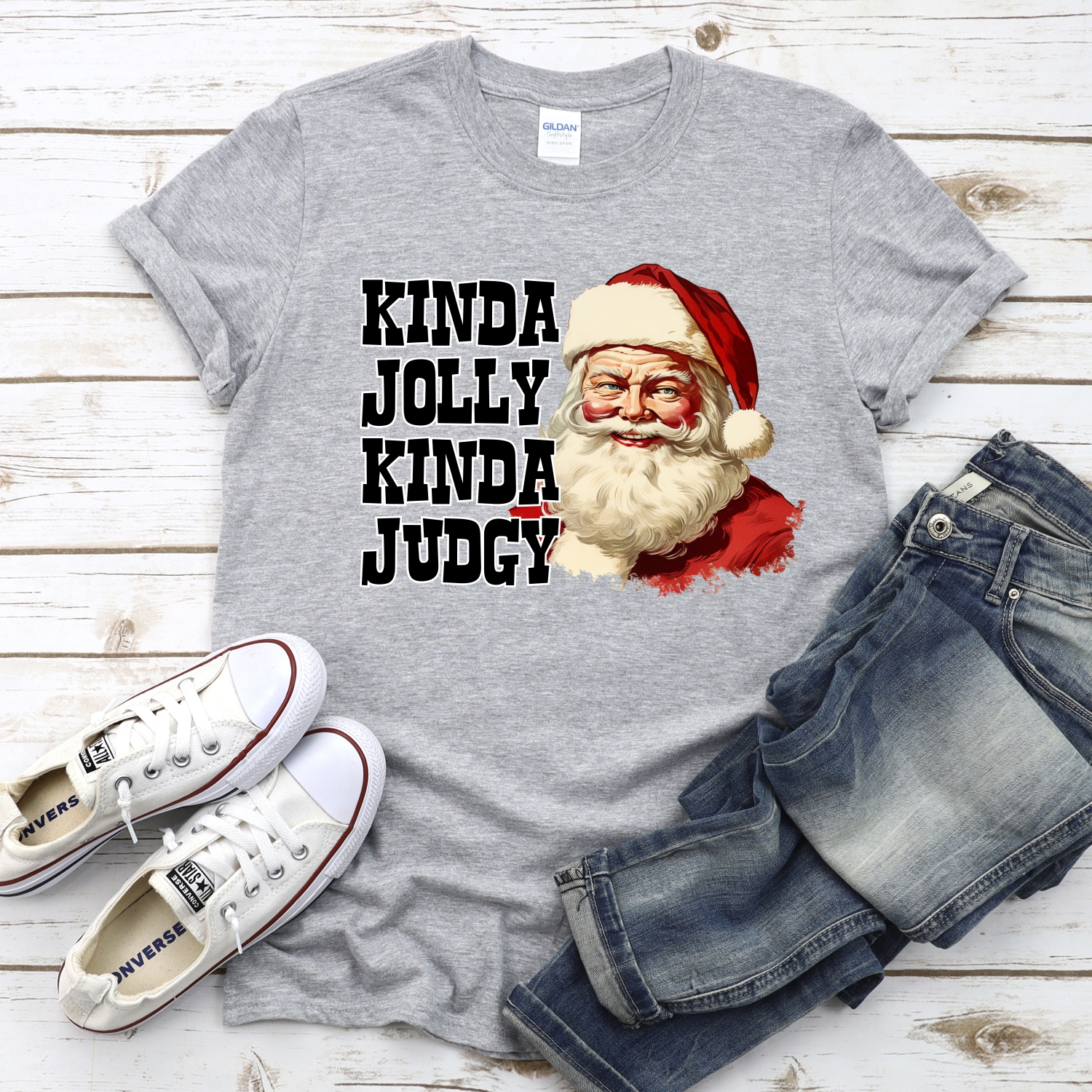 Kinda Jolly Kinda judgy *DTF* Transfer - Image 2