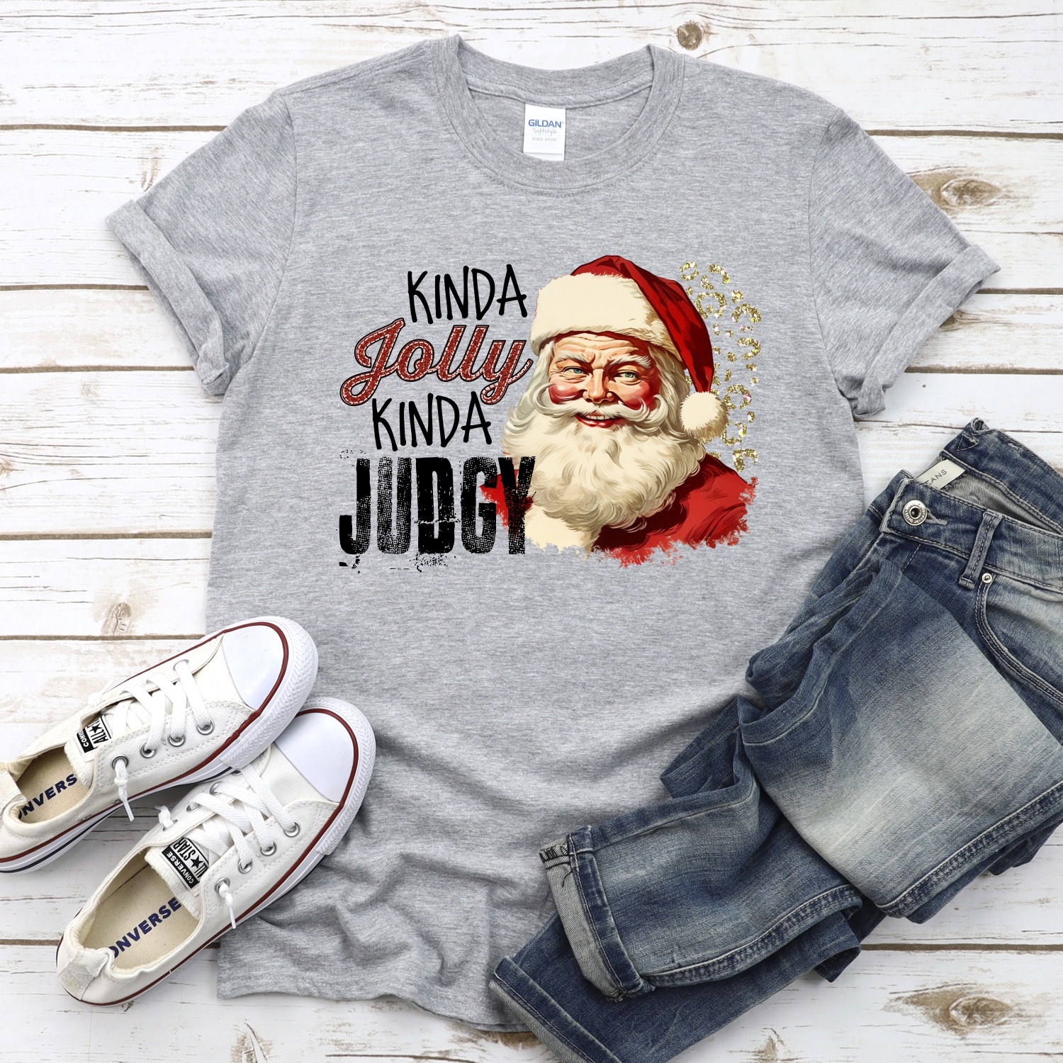 Kinda Jolly Kinda judgy leopard *DTF* Transfer - Image 2