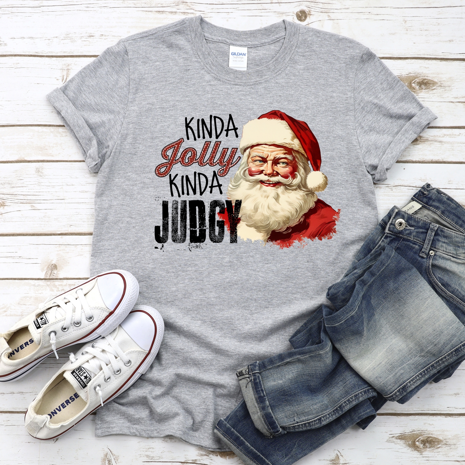 Kinda Jolly Kinda judgy *DTF* Transfer - Image 2