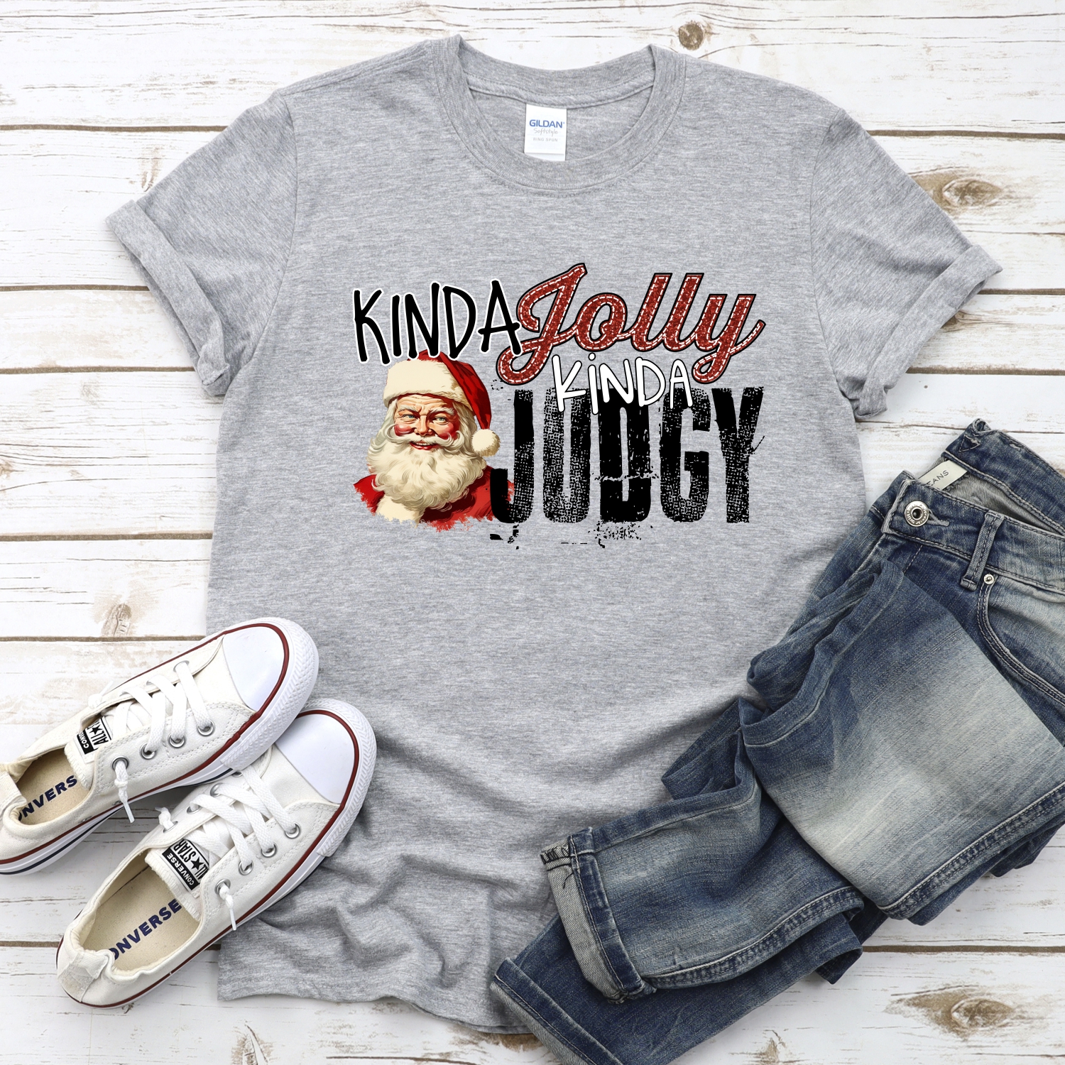 Kinda Jolly Kinda judgy *DTF* Transfer - Image 2