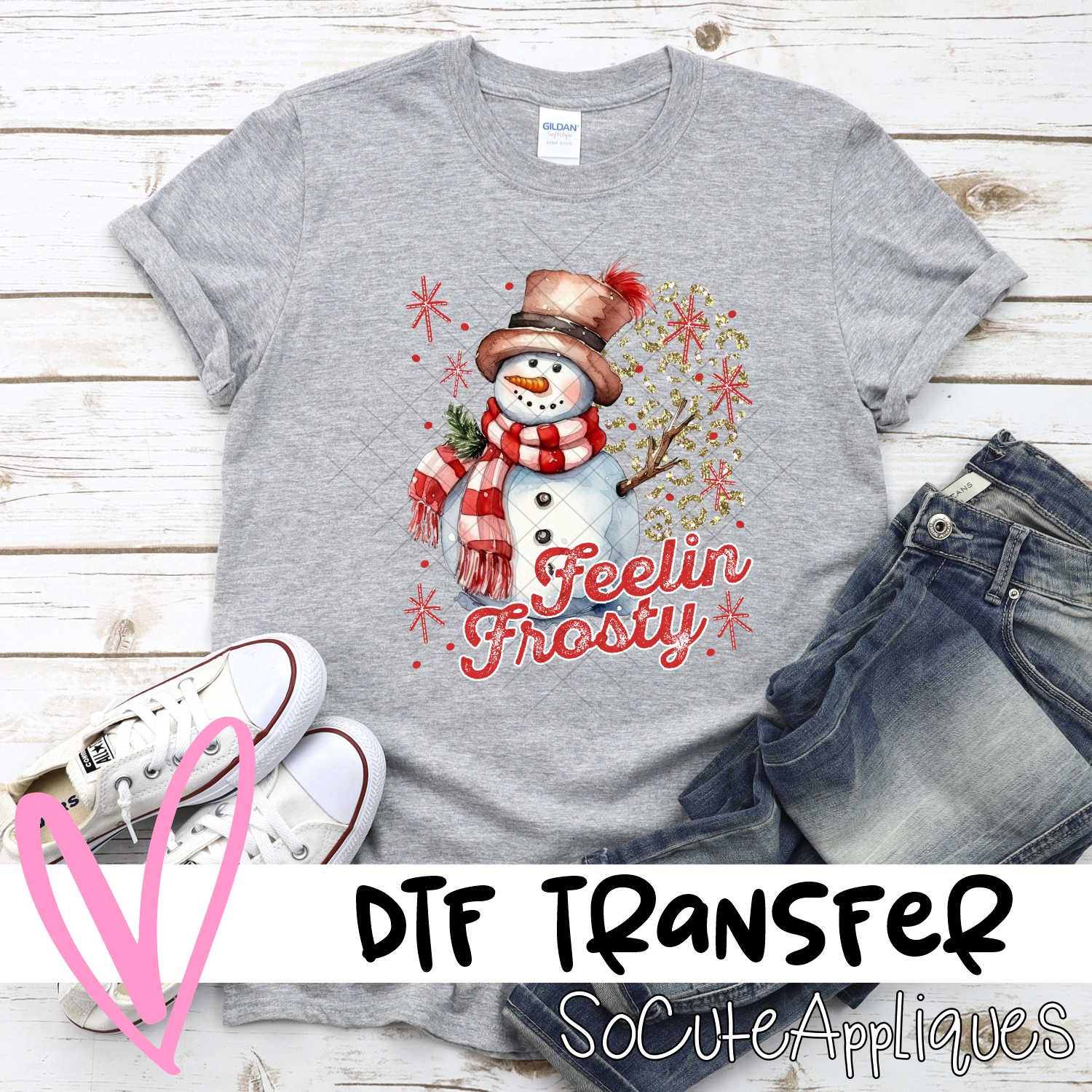 Feelin Frosty red *DTF* Transfer