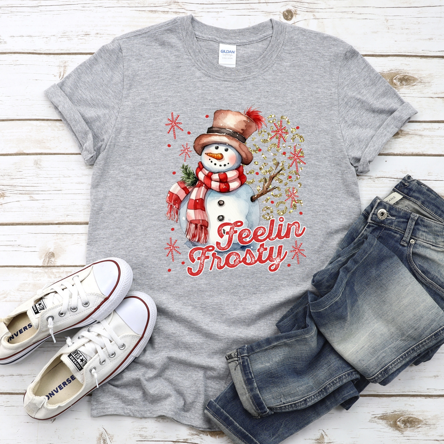 Feelin Frosty red *DTF* Transfer - Image 2