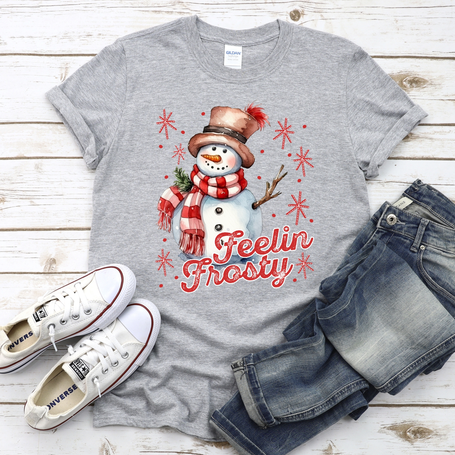 Feelin Frosty red no leopard *DTF* Transfer - Image 2