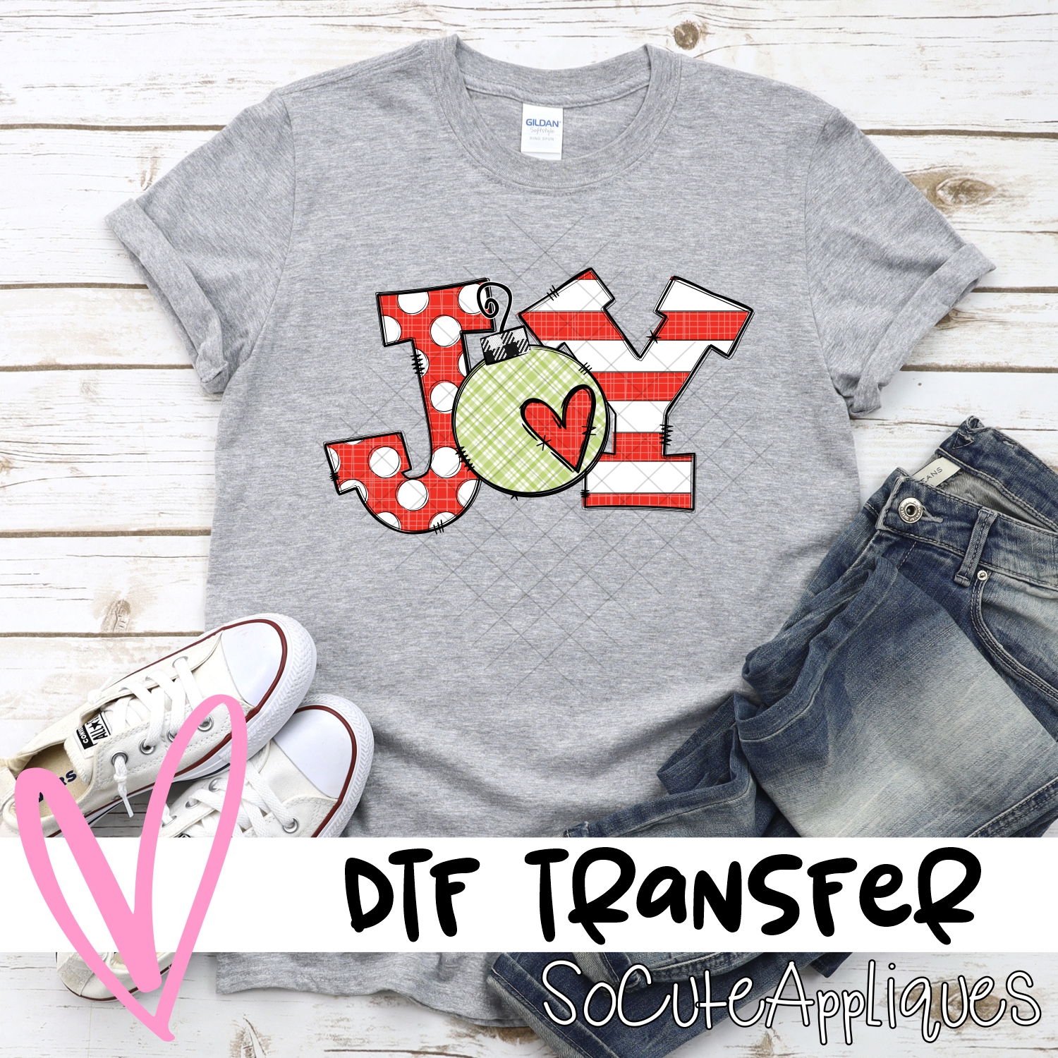 JOY red green *DTF* Transfer